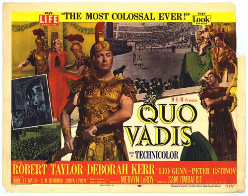 Quo Vadis first edition showcasing its vintage cover and age-related wear.