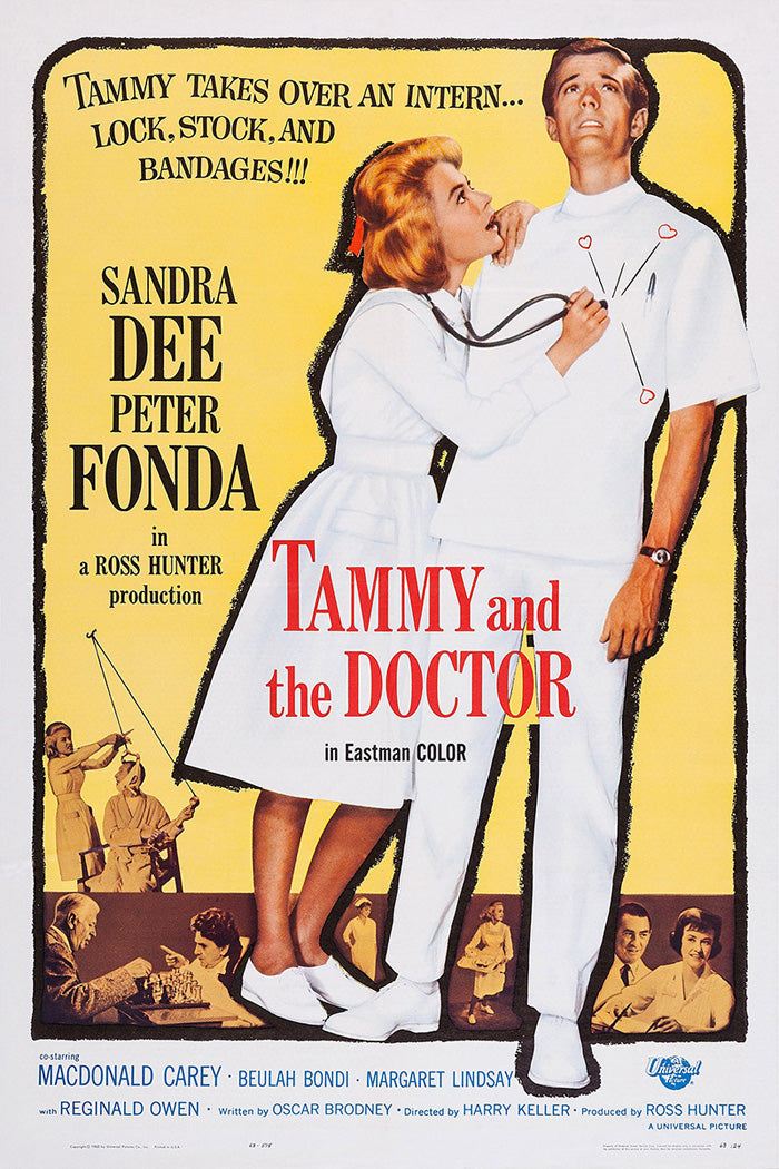 Close-up of Tammy and The Doctor giclee print highlighting vivid colors and fine details