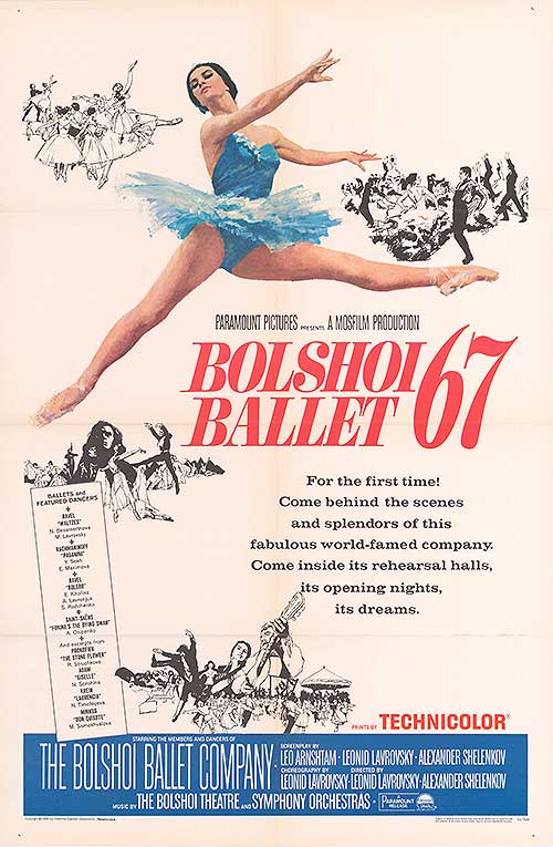 A stunning scene from a Bolshoi Ballet performance showcasing the dancers in motion.