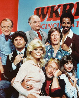 Cover of the Classic WKRP in Cincinnati DVD showcasing Jan Smithers and Howard Hesseman.