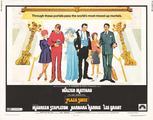 Front cover of the Plaza Suite Broadway script showing minor edge wear