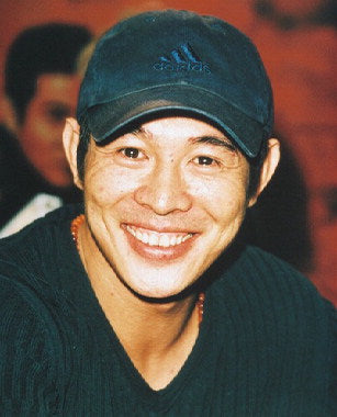 Jet Li action figure in classic martial arts stance, great for collectors.