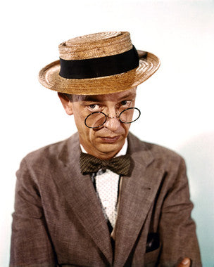 Don Knotts signed photo showcasing his comedic talent.