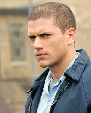 Prison Break collectible memorabilia featuring series characters and logo