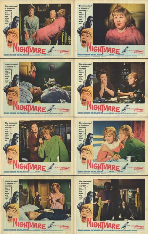 Nightmare horror collectibles set featuring detailed action figures.