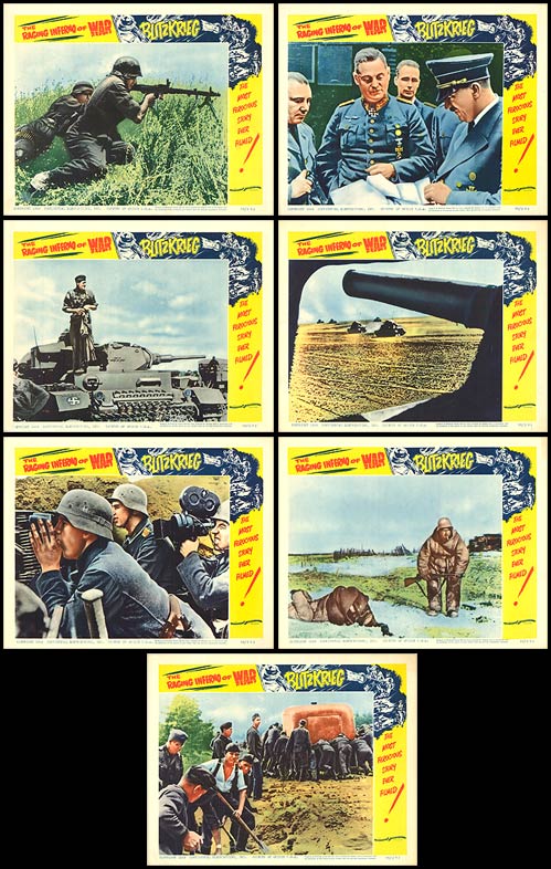 Front-facing angle of the Blitzkrieg German infantry set featuring dynamic poses and authentic weapon detailing.