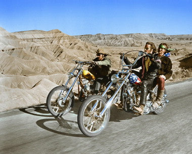 Easy Rider DVD cover showcasing iconic motorcycle scene, perfect for collectors