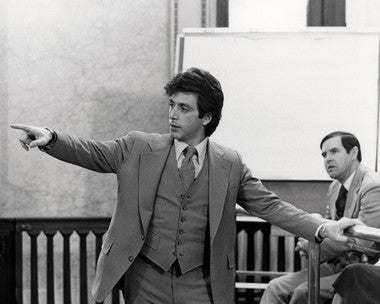 Al Pacino in a tense courtroom scene from And Justice for All DVD