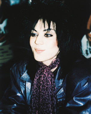 Front view of the official Joan Jett concert apparel showcasing vibrant design