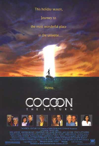 Cocoon 2 The Return DVD cover showcasing the film's iconic characters.