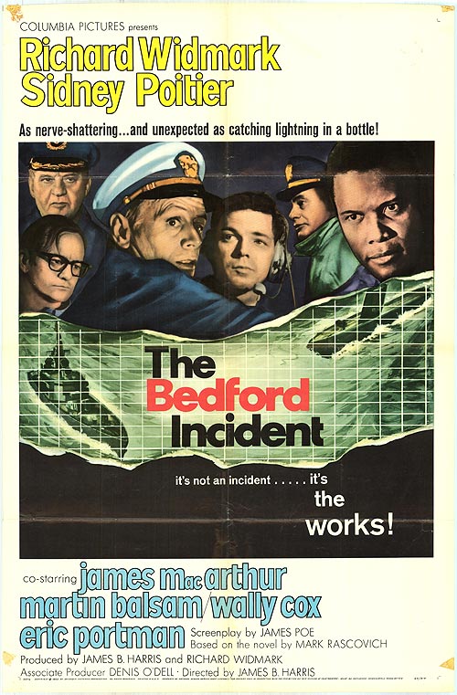 The Bedford Incident book cover showing a tense naval scene, perfect for thriller fans