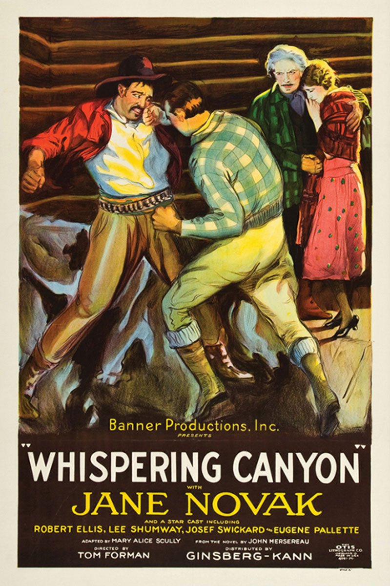 Close-up of Whispering Canyon giclee print showcasing vibrant colors and detailed brushwork