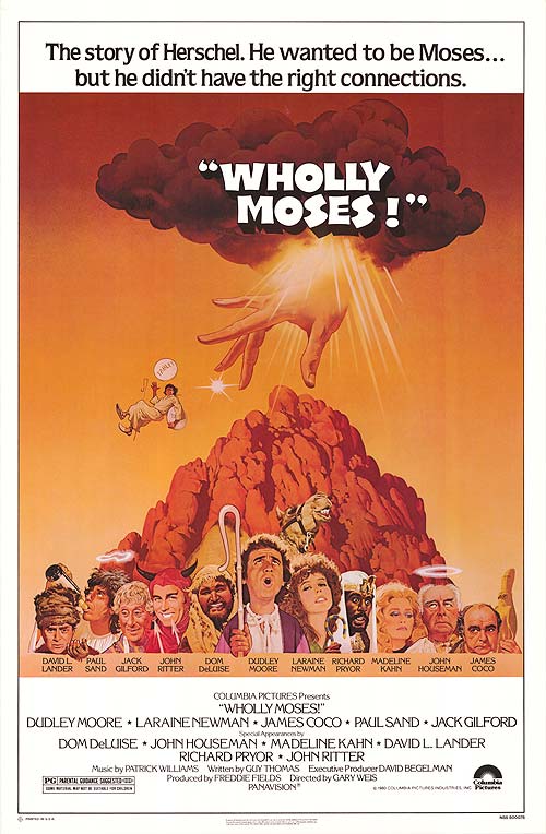 A vibrant Wholly Moses comedy gift displayed on a table, showcasing its fun design.