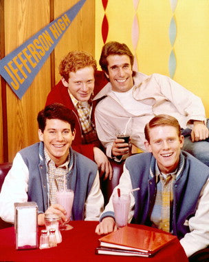Happy Days complete series box set showcasing classic sitcom moments.