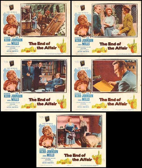 Stacked hardcover set of End of the Affair novels with vintage-style spines – ideal for fans of classic novels