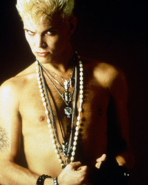 Billy Idol vinyl record on turntable, classic rock collectible