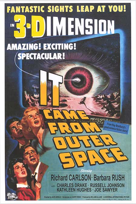 Poster of a top alien film for horror fans with eerie extraterrestrial imagery