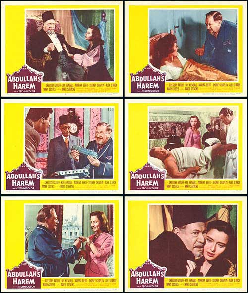 Abdullah's Harem collectible poster set showcasing six unique designs