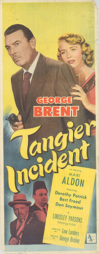 Cover of Tangier Incident showing mysterious elements and intrigue.