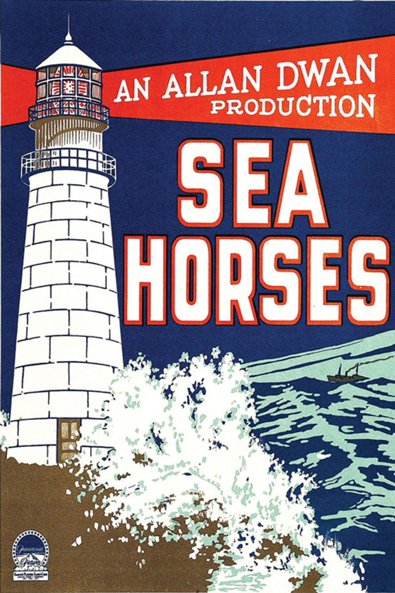 A vibrant giclee print of sea horses, perfect for marine decor.