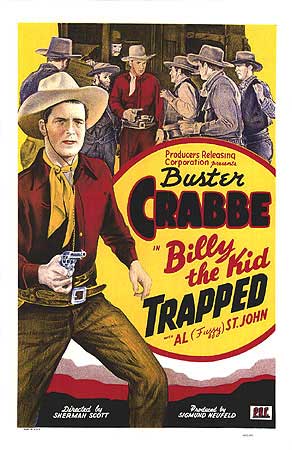 Book cover of Billy the Kid: Trapped featuring a western scene