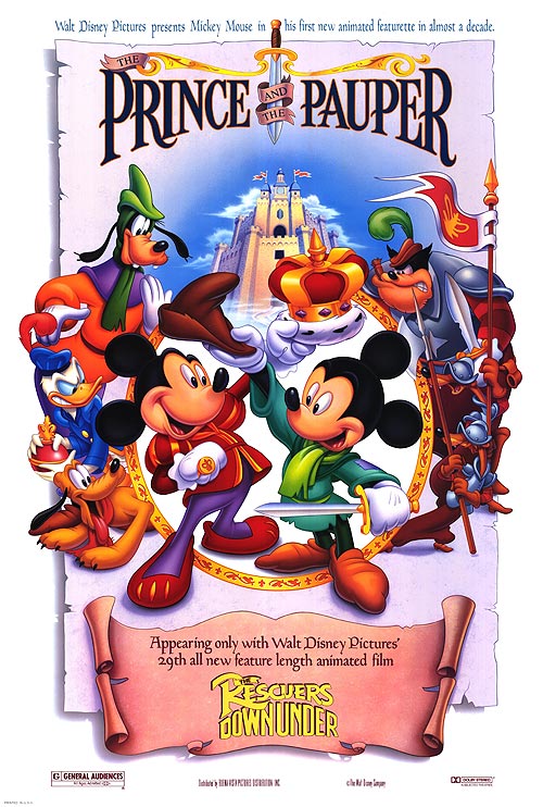 Cover of The Prince and the Pauper, showcasing its historical setting.