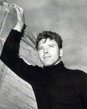 Close-up of a vintage Burt Lancaster signed photograph for collectors