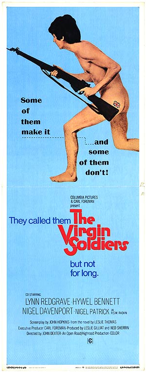 Virgin Soldiers book cover featuring military personnel in action