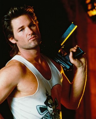 Big Trouble in Little China movie poster featuring Kurt Russell, perfect for wall decor and collectors