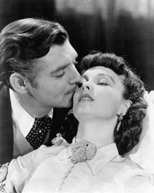 Cover of Gone with the Wind DVD featuring Clark Gable and Vivien Leigh.