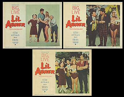 Front view of the Lil Abner collectible set highlighting details of the figurines.