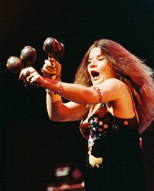 Vintage Janis Joplin T-shirt featuring iconic design, perfect for collectors