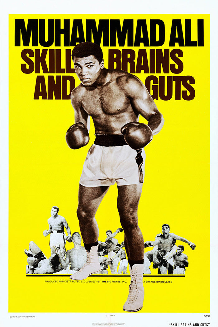 Close-up of Muhammad Ali Giclee print highlighting vibrant colors and detailed artistry