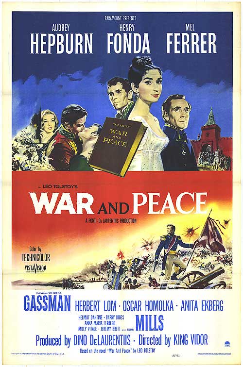 Cover of War And Peace by Tolstoy, highlighting its classic literature status.