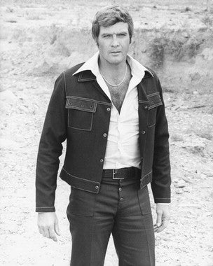 Ultimate Six Million Dollar Man action figure in dynamic pose showcasing articulation.
