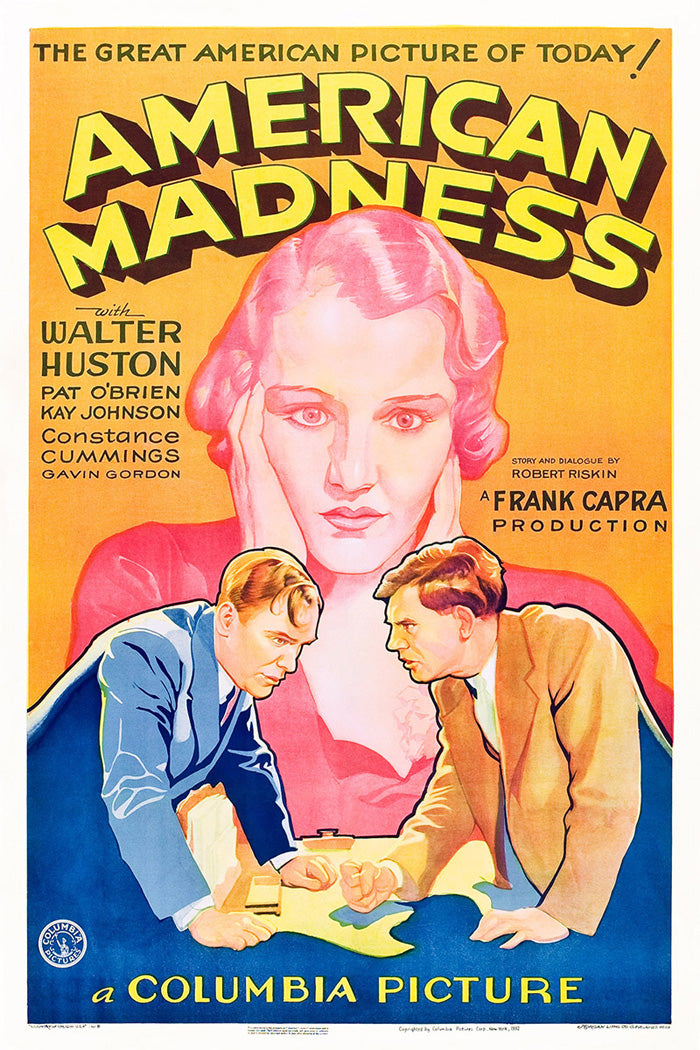 Close-up of American Madness giclee print showing detailed brushwork and vibrant colors