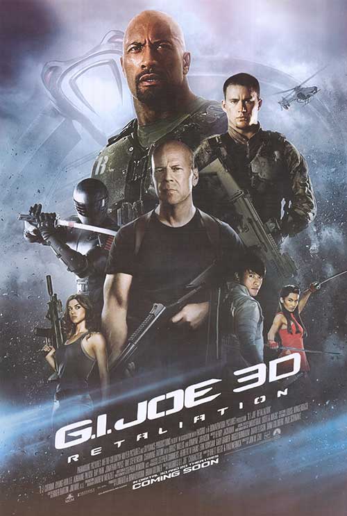 Cover of G.I. Joe: Retaliation Blu-ray showcasing intense action scenes.