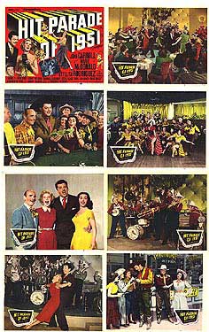 Cover of vintage vinyl album Hit Parade of 1951, highlighting classic 1950s music.