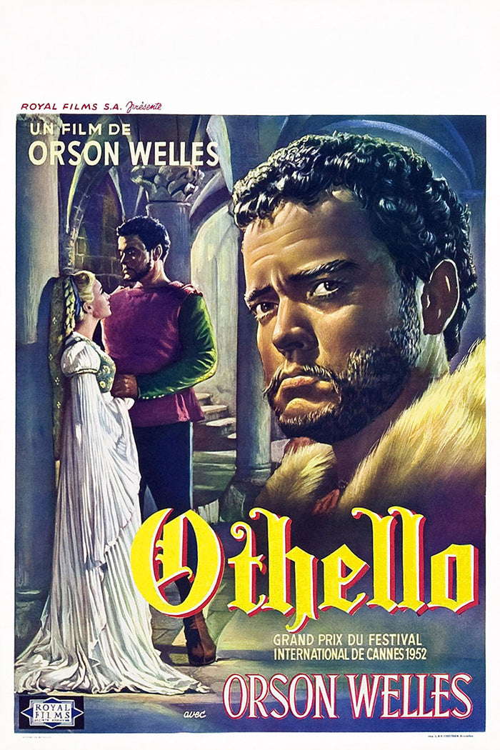 Close-up of the Othello giclee print showing intricate shadow detailing