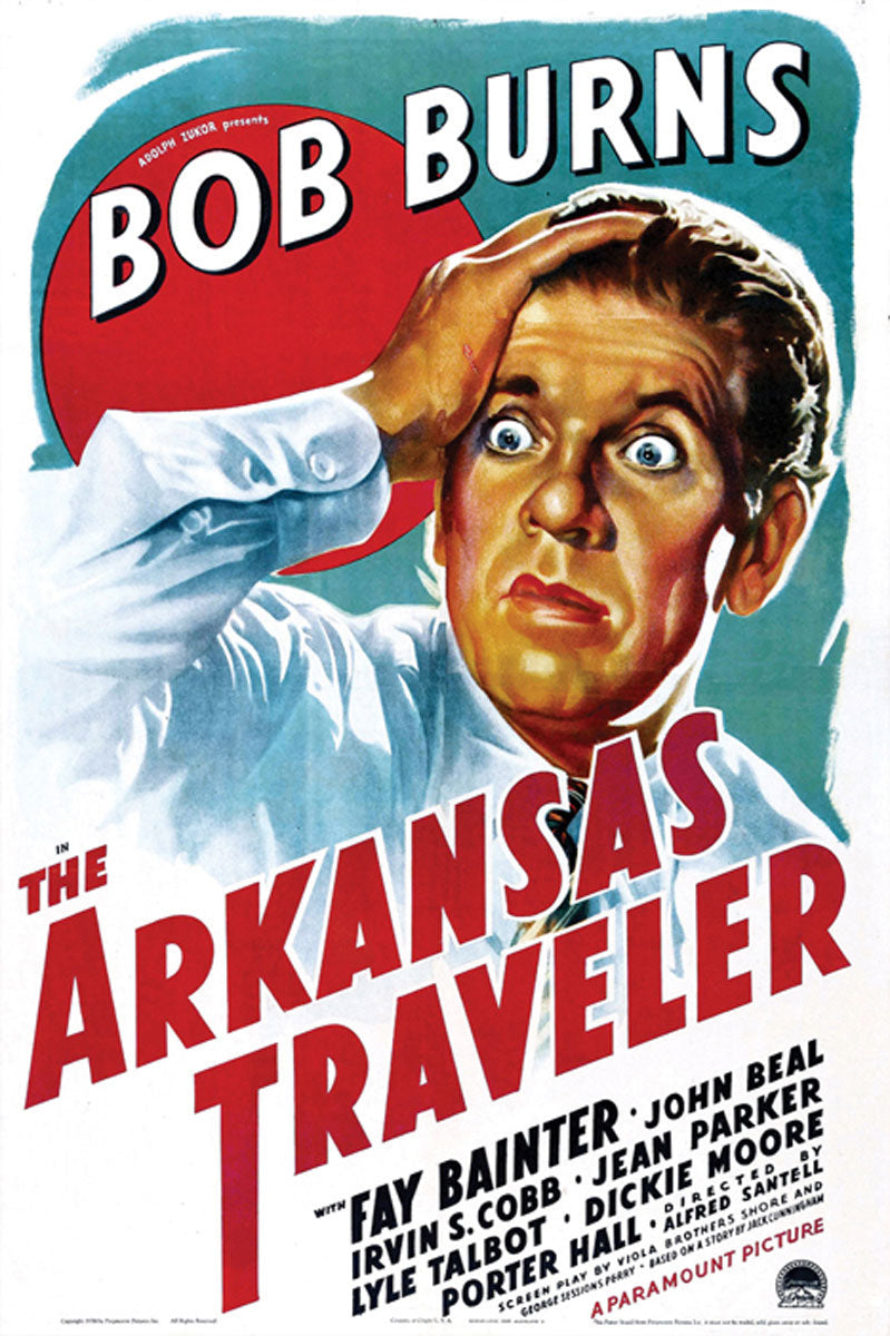 Detailed view of Arkansas Traveler giclee print showcasing vibrant colors.