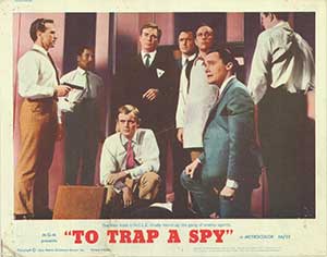 Front cover of the To Trap a Spy DVD showing The Man from UNCLE branding