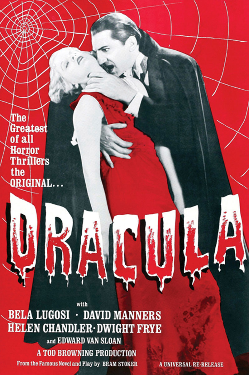High-quality Dracula Giclee print showcasing a night scene, ideal for living room decor.