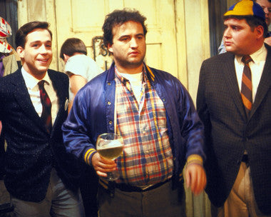Close-up of a vintage Animal House movie poster, perfect for collectors