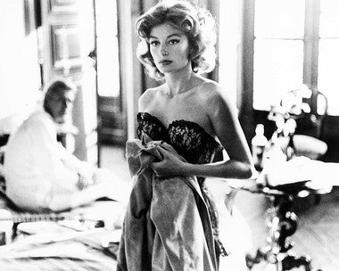 Front view of the Anouk Aimee luxury handbag showcasing its elegant design.