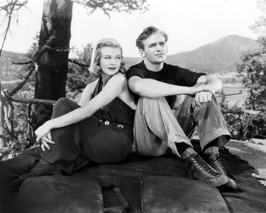 Vintage movie poster of Having a Wonderful Time with Ginger Rogers and Douglas Fairbanks Jr.