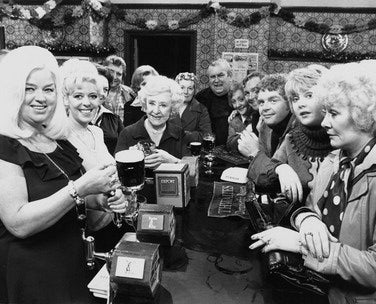 Cover of the Coronation Street DVD box set featuring key characters.
