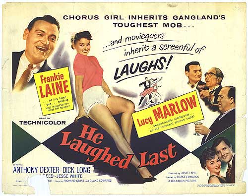 He Laughed Last shirt on model, perfect for casual outings.