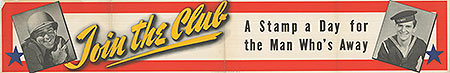 Front view of the authentic 1943 war bonds poster featuring vibrant colors and vintage design.