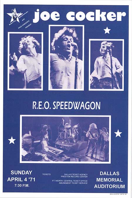 Joe Cocker vinyl record collection with classic rock album covers