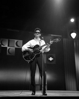 Roy Orbison vinyl records on display, perfect for collectors